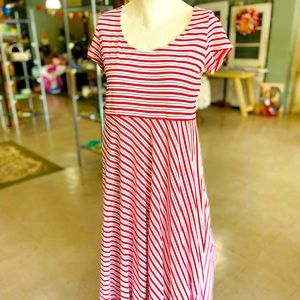 Chaps Maxi Knit Dress, Large